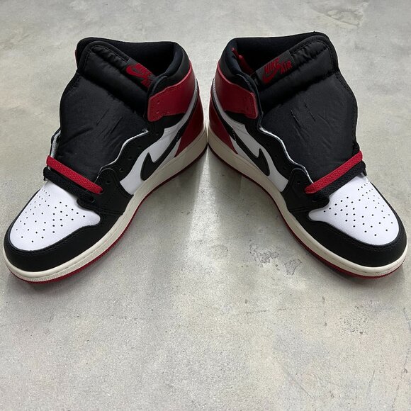 Nike Kid's Air Jordan 1 High OG (GS) Sz 6y Black Toe Reimagined FD1437 106 - New - Picture 5 of 9